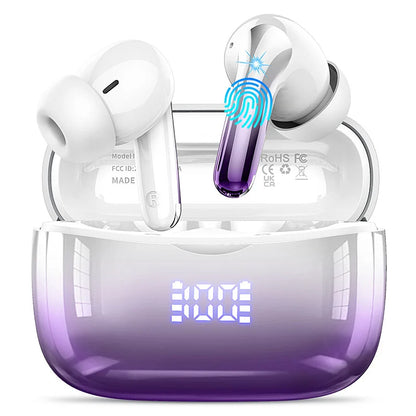 Bluetooth 5.3 Earbuds – 50H Playtime, LED Display, IPX7 Waterproof