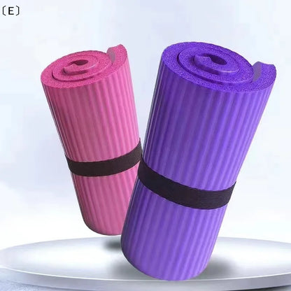 〔E〕Multi-functional Yoga Knee Pad Gym Equipment Foam Portable Flat Belly Wheel Pad Anti-sweat Folding Yoga Mat Workout Sports