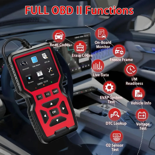 Smart OBD2 Diagnostic Scanner (Check Engine Code Reader)
