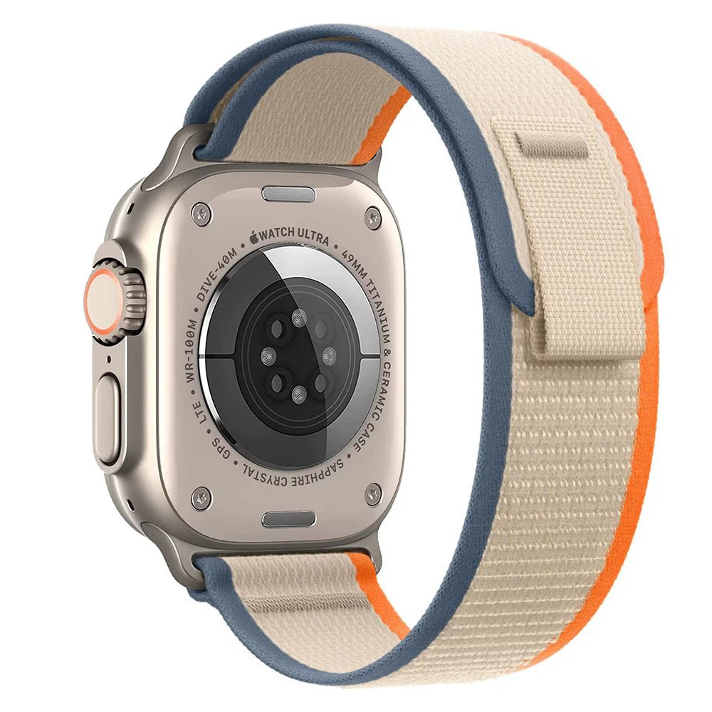 Trail Loop Strap for Apple Watch – Adjustable Sport Band (40–49mm, Ultra/Series Compatible)