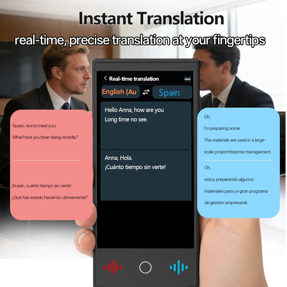 MSAI T26 160 Languages Voice Translator Online Photo 75 Languages Audio Translate 115 Offline Real Time Translation for Travel