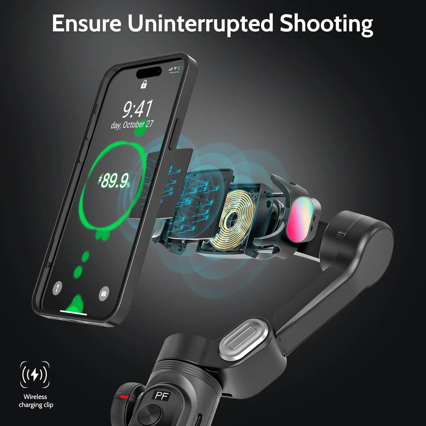 Pro 3-Axis Gimbal Stabilizer for iPhone & Android