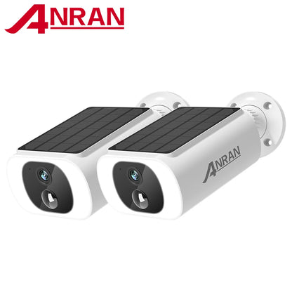 ANRAN Solar WiFi Security Camera – 3MP Outdoor Wireless CCTV (2–3 Pack)