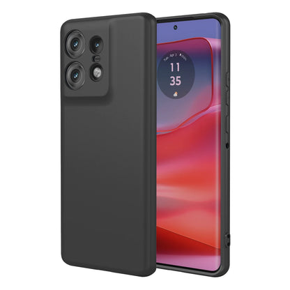 Flexible Liquid Silicone Case For Motorola Edge 50 Pro 60 Fusion Ultra 40 Neo Plus 2023 5G Protective Cover Bumper Fundas Coque