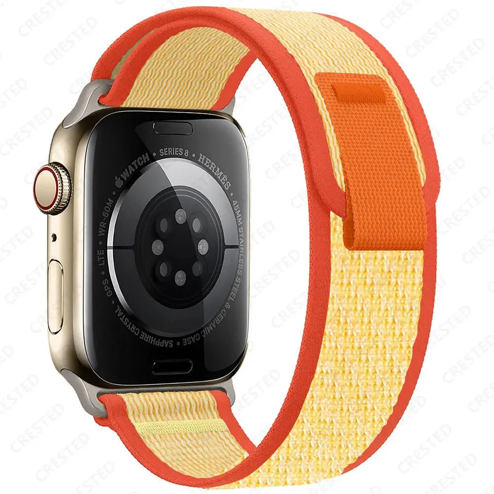 Trail Loop Strap for Apple Watch – Adjustable Sport Band (40–49mm, Ultra/Series Compatible)