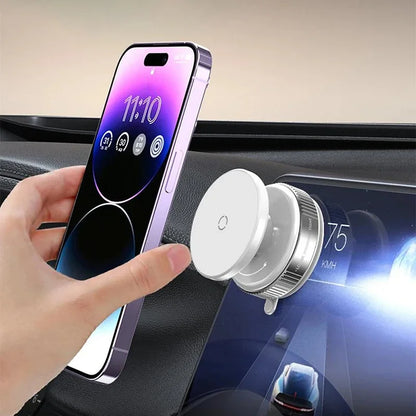 MagSafe Car Phone Holder – Magnetic Suction Cup Mount with 360° Rotation & Foldable Design