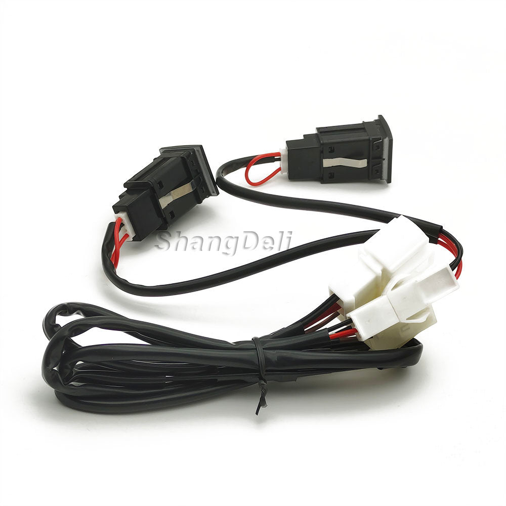Fast Charging Car USB Adapter (PD & QC3.0 Power Button)