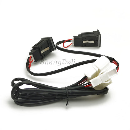 Fast Charging Car USB Adapter (PD & QC3.0 Power Button)