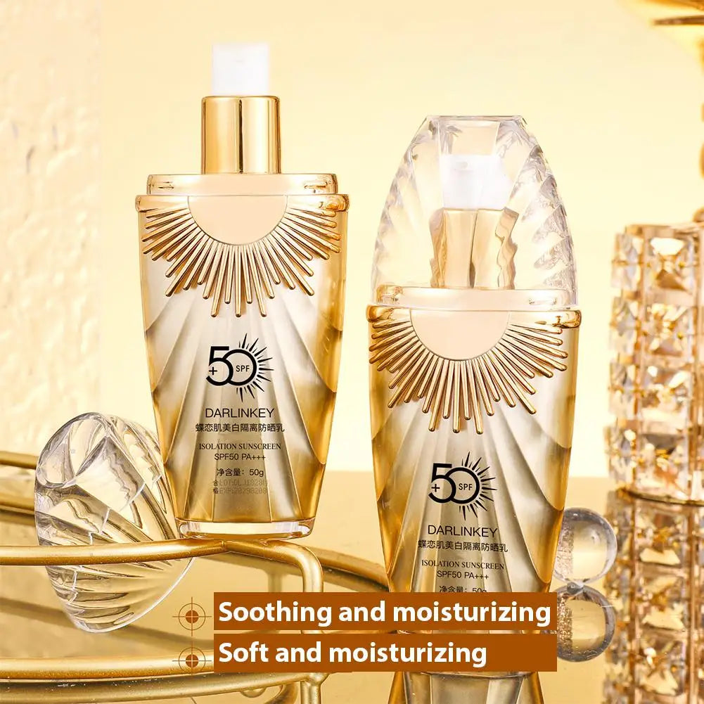 SPF50+ Whitening Sunscreen Lotion – Oil Control & Moisturizing Face Protection