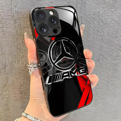 Sport-B-Ben-zS-Merce-des-A-AMGes Phone Case For iPhone17 16 15 14 13 12 11 X XR XS 8 Plus Mini Pro Max Glass Case