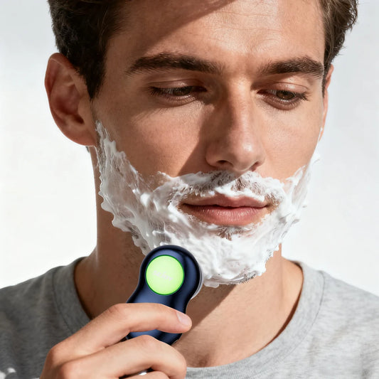 Sejoy Men Shaving Tool Usb Rechargeable Portable Electric Shaver with Led for Men Waterproof Mini Travel Rotary Razor