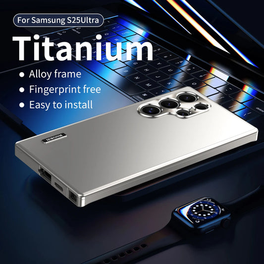 Magnetic Aluminum Metal Case – Drop Proof Cover for Samsung Galaxy S25/S24/S23/S22/S21 Ultra