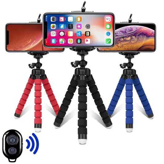 Tripodë Tripod Për Telefon Mbajtëse Kamere Telefoni Klip Monopod Smartfoni Tre Këmbësh Stativ Oktapodi Mini Tripod Stativ Për Telefon