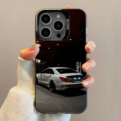 Cls 63 AMG Car M-Mer-cedes Phone Case For iPhone 16,15,14,13,12,11,Pro,Max,Plus,Mini,SE Anti Fall Black Matte Hard Bumper