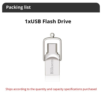 Bliksem 2-in-1 USB Flash Drive – Type-C & USB Storage (32GB/64GB/128GB)