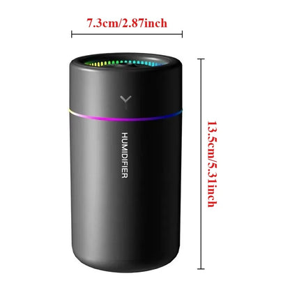 🌿 280ML Aroma Diffuser & Air Humidifier – Quiet Mist with Colorful Ambient Light