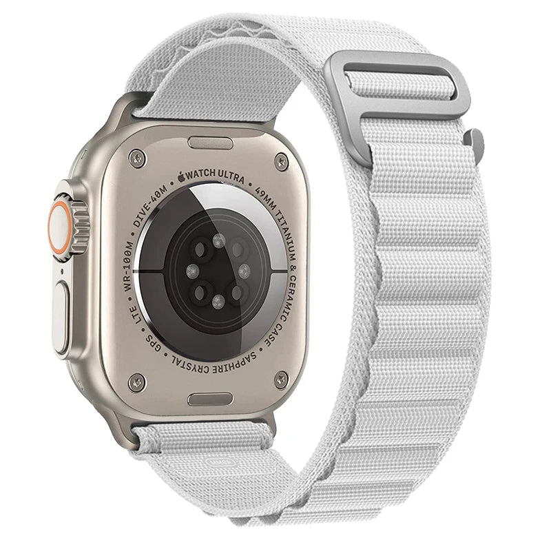Alpine Loop Strap for Apple Watch – Rugged Adjustable Band (40–49mm, Ultra/Series Compatible)