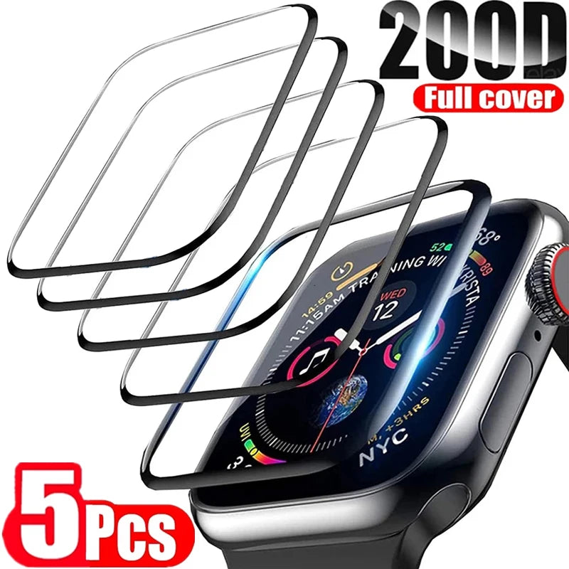 Apple Watch Screen Protector – Ceramic Film Protection (38–49mm, Ultra & Series Compatible)