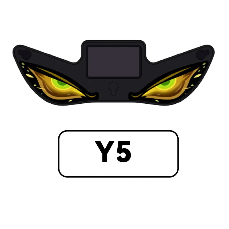 Cool DEMON EYE Ambient Light Solar Powered Breathing Neon Light Car Decoration Rear Windshield Atmosphere Lights Car Accessories