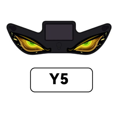 Cool DEMON EYE Ambient Light Solar Powered Breathing Neon Light Car Decoration Rear Windshield Atmosphere Lights Car Accessories