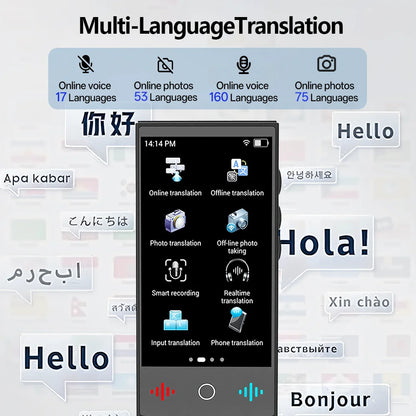 MSAI T26 160 Languages Voice Translator Online Photo 75 Languages Audio Translate 115 Offline Real Time Translation for Travel