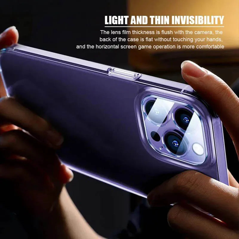 Camera Lens Protector for iPhone – Tempered Glass Lens Cover (11–17 Pro/Pro Max Compatible)