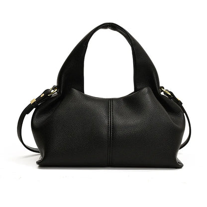 2026 Stylish Designer French Cloud Bag Niche Genuine Leather High-End Crossbody Dumpling Bag Versatile Handbag Shoulder Bag