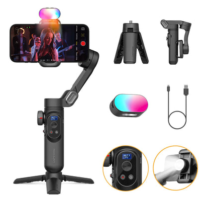 Pro 3-Axis Gimbal Stabilizer for iPhone & Android