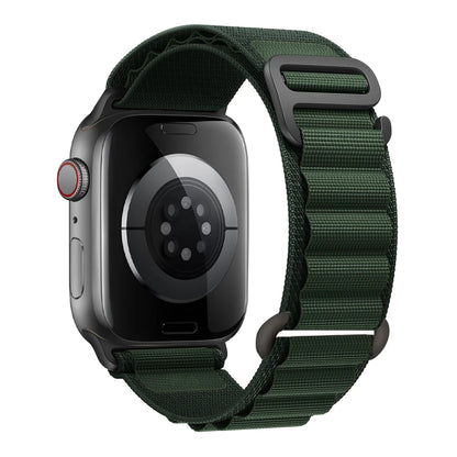 Nylon Alpine Strap for Apple Watch – Adjustable Sport Band (40–49mm, Ultra & Series Compatible)