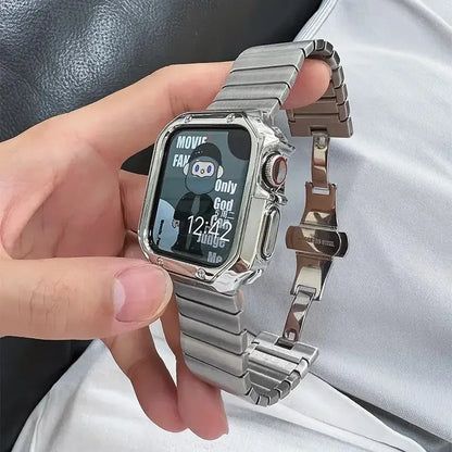 Stainless Steel Metal Band for Apple Watch – Luxury Business Strap for Ultra & Series 10/11