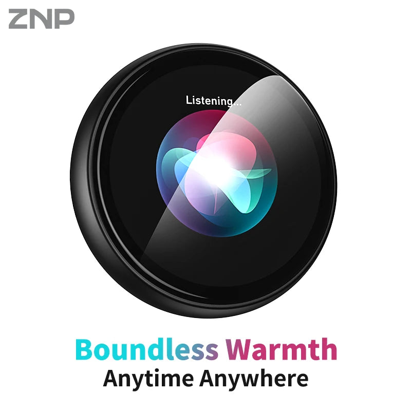 ZNP Z01 Portable Magnetic AI Voice Translator Ultra-thin Instant Professional Smart Voice Translation Display Touch Control for 150+ Languages 30Hrs Playback Children's Companion Robot Authentic Product for Office Use Gifting
