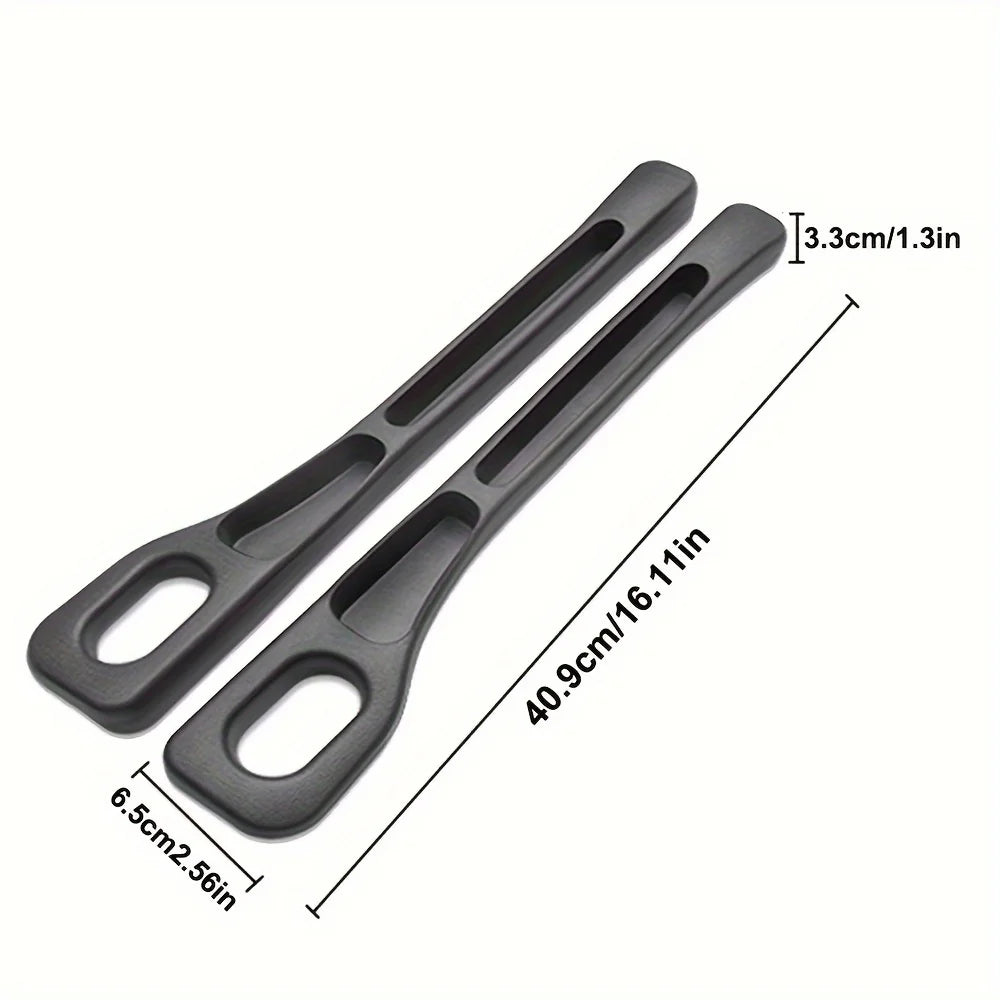 2PCS Car Seat Gap Filler Organizer – PU Waterproof Gap Plug with Storage Slots