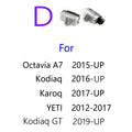 2Pcs Car LED Door Projector Light For Skoda Accessories 2004-2024 VRS Octavia 2 3 A5 A7 MK2 MK3 Superb 3V 3T B6 B8 Kodiaq Karoq