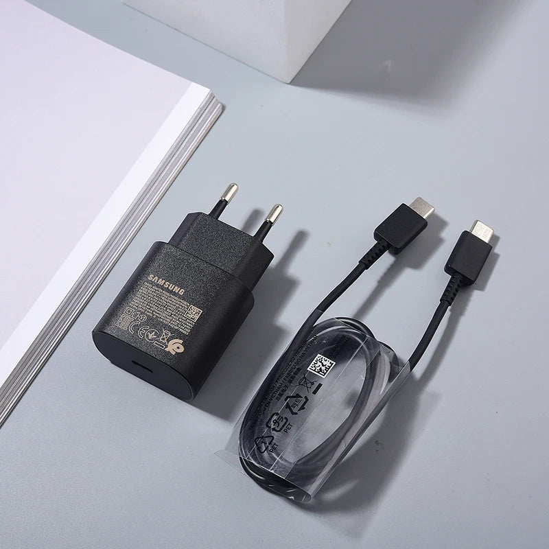 Samsung EP-TA800 Charger Super Fast Wall Charging Adapter 100CM PD Type C Cable for Galaxy Note 10 20 Pro S22 S21 Ultra S10+ A55