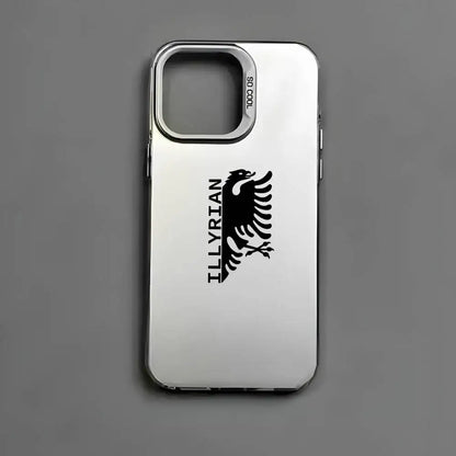 Albania Flag Eagle Logo Phone Case For IPhone 17 16 15 14 13 12 11 Pro Max Air Multicolor Matte Laser Metallic Aurora Funda