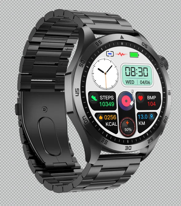 Marsyu Health Smartwatch – ECG+PPG, Bluetooth Call, Multi Health Monitor