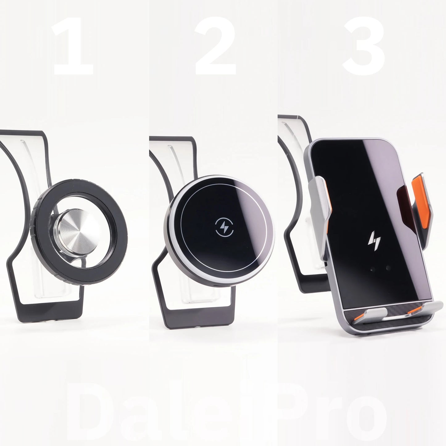 For Mercedes-Benz C Class W205 2015 2016-2021 Special Car Phone Holder Base Wireless Charging Holder Car MagSafe Holder Charger