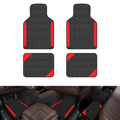 4pcs Luxury Car Floor Mats (Non-Slip & Durable)