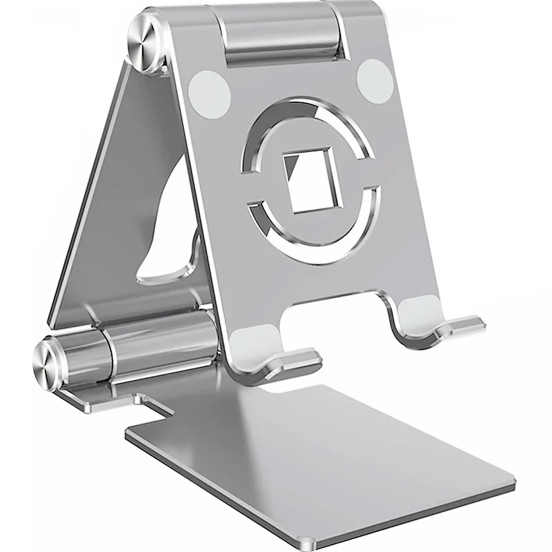 360° Rotating Tablet Stand – Adjustable Foldable Aluminum Holder for iPad & Phone