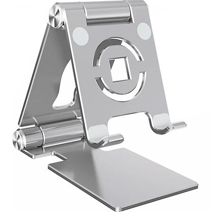 360° Rotating Tablet Stand – Adjustable Foldable Aluminum Holder for iPad & Phone