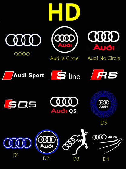 Premium LED Car Door Projector Lights – Welcome Logo Kit