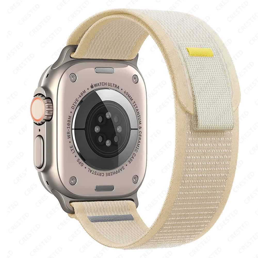 Trail Loop Strap for Apple Watch – Adjustable Sport Band (40–49mm, Ultra/Series Compatible)