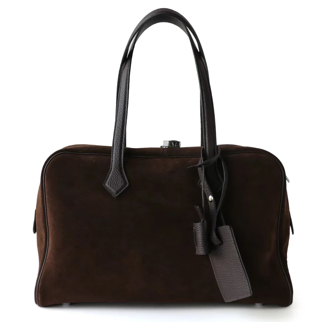 Premium Cowhide Boston Bag – Genuine Leather Large Capacity Women’s Bowling & Messenger Bag