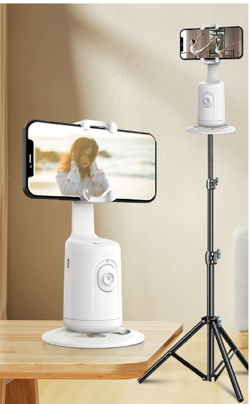 360° Auto Face Tracking Phone Holder (AI Smart Tripod)