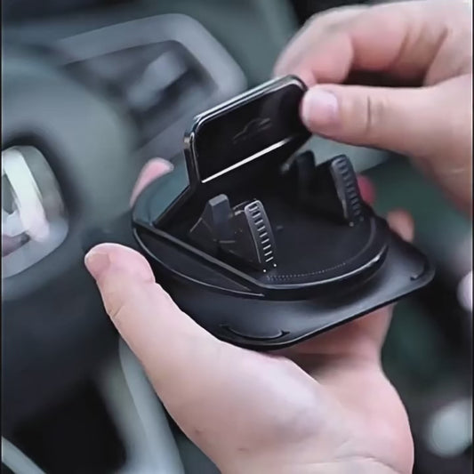 SEAMETAL Car Phone Mount Anti Slip Silicone Dashboard Phone Holder 360-Degree Free Rotation Universal Head-Up Navigation Holder