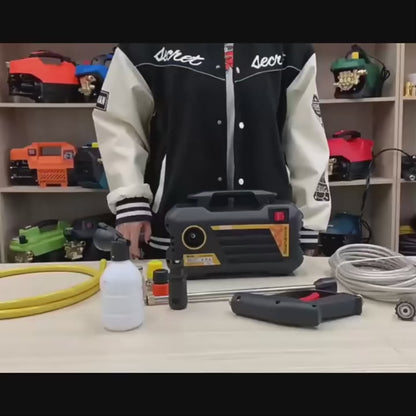 3000W High Pressure Washer – Portable Power Cleaner with Adjustable Water Pressure